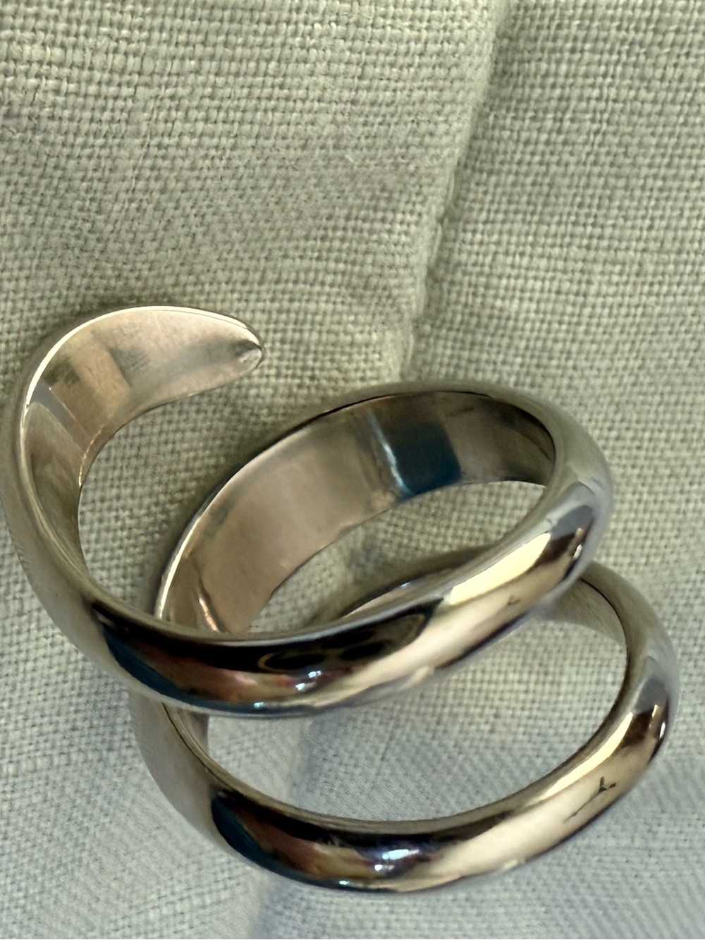 Silver Wrap Ring - Picture 5 of 6
